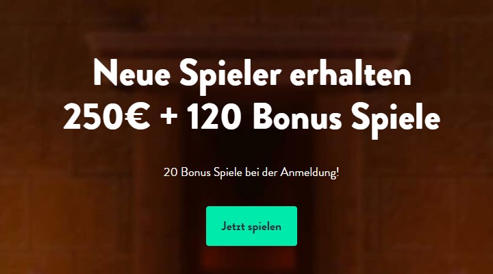 Dunder Casino – 20 Freispiele bei Anmeldung