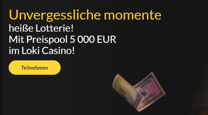 Loki Casino – 5 Euro gratis Bonus sofort