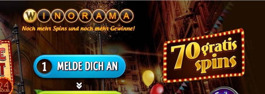 winorama 70 free spins