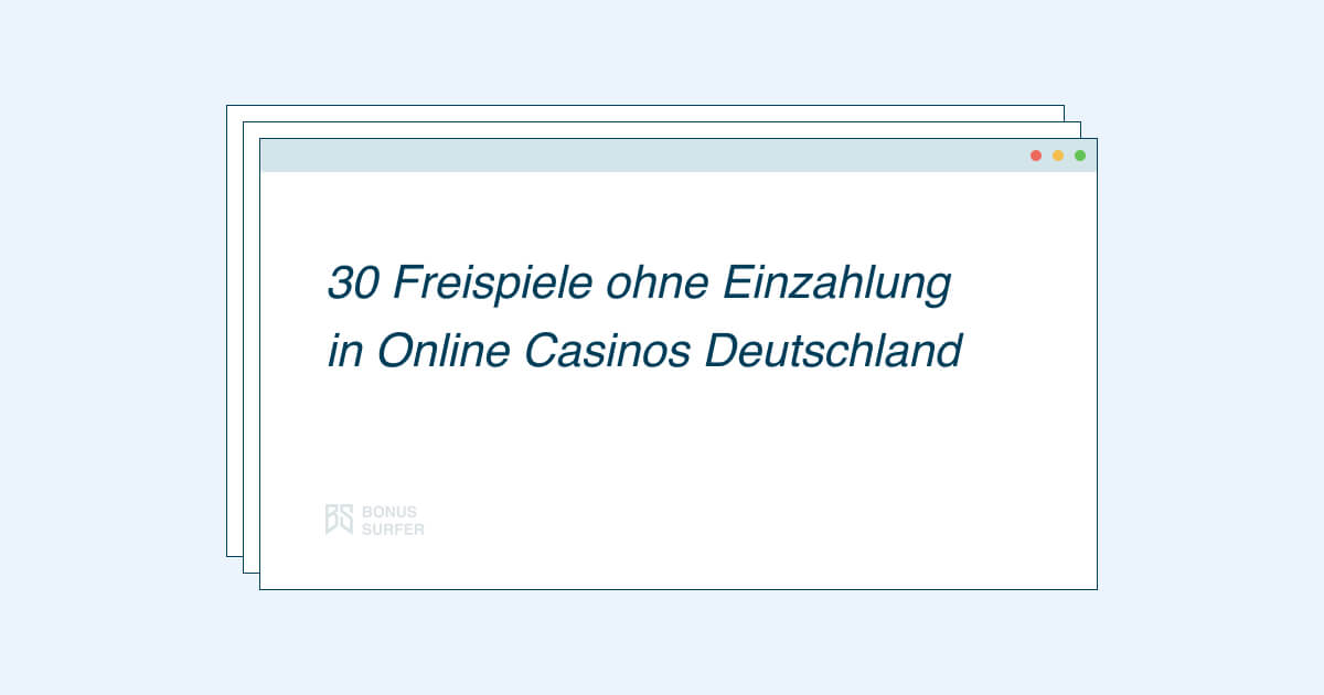30 freispiele ohne einzahlung