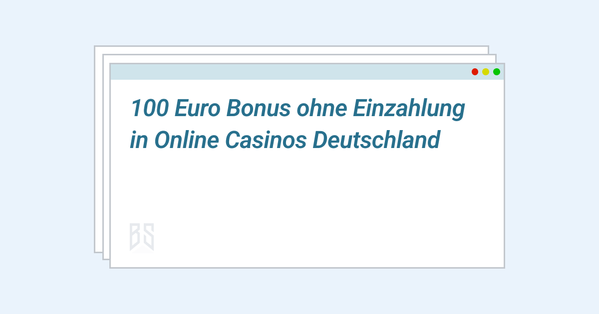 100 euro bonus ohne einzahlung