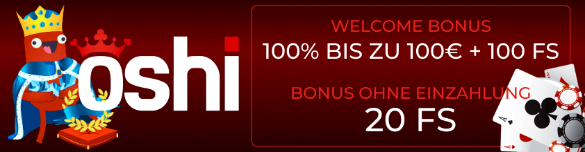 oshi casino bonus
