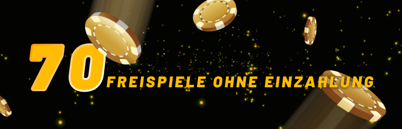 70 Freispiele ohne Einzahlung Banner