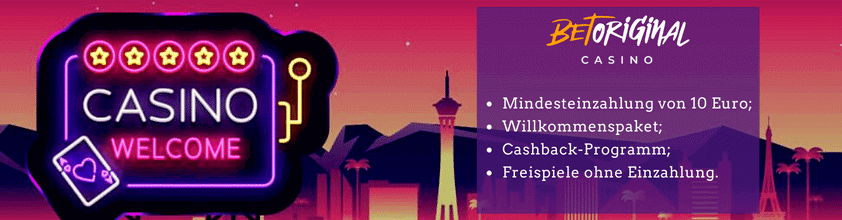 Betoriginal Casino Banner