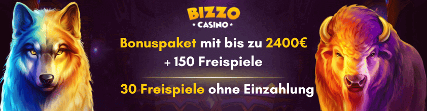 Bizzo casino banner