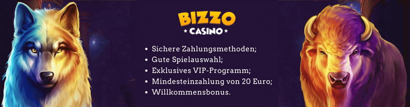 Bizzo Casino Banner