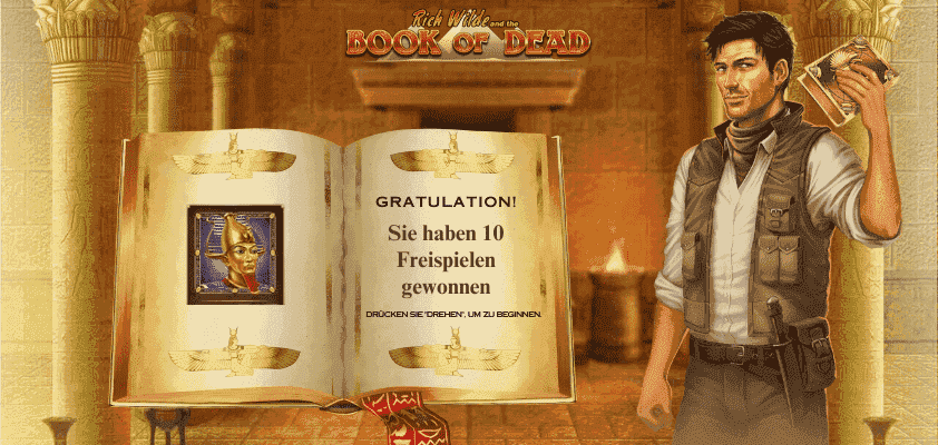 book of dead banner