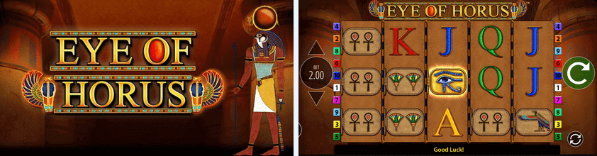 eye of horus slot banner