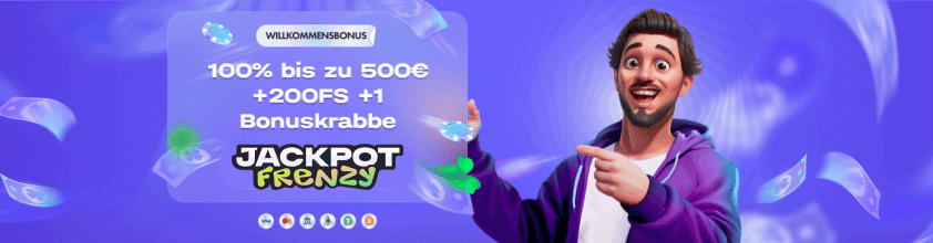 jackpot frenzy casino banner