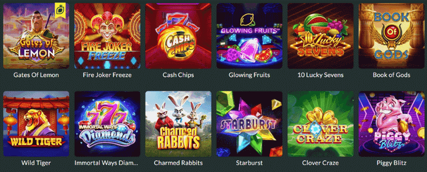 lemon casino spiele