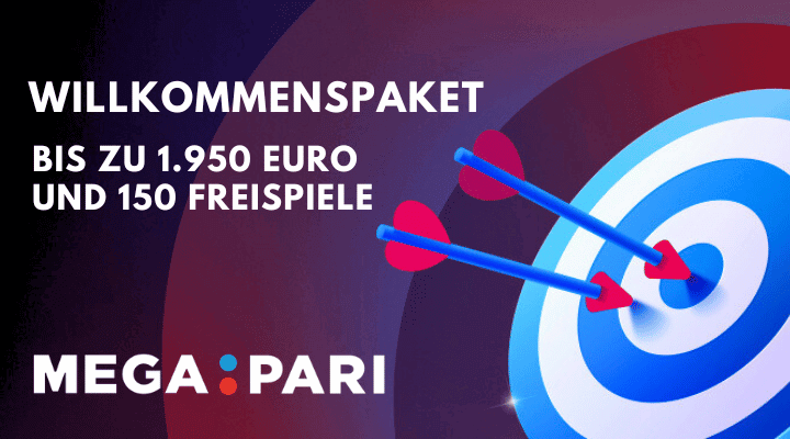 Megapari Casino – Willkommensbonus bis zu 1950€