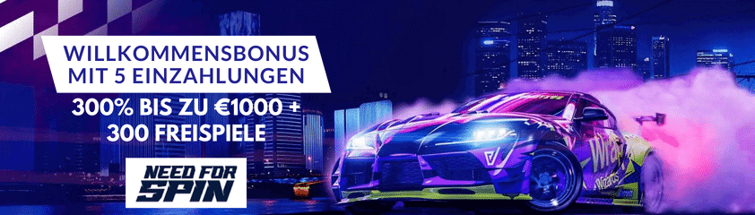 Need for Spin Casino Banner