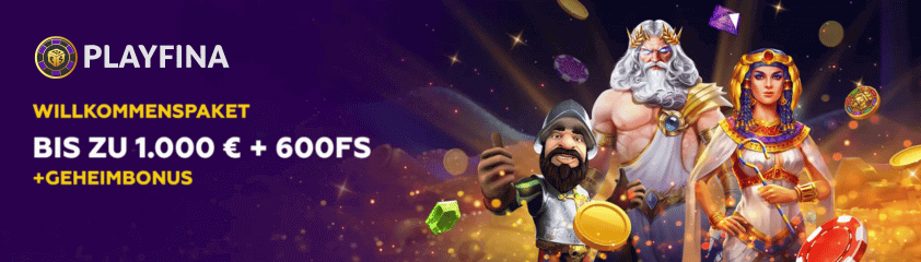 Playfina Casino Banner