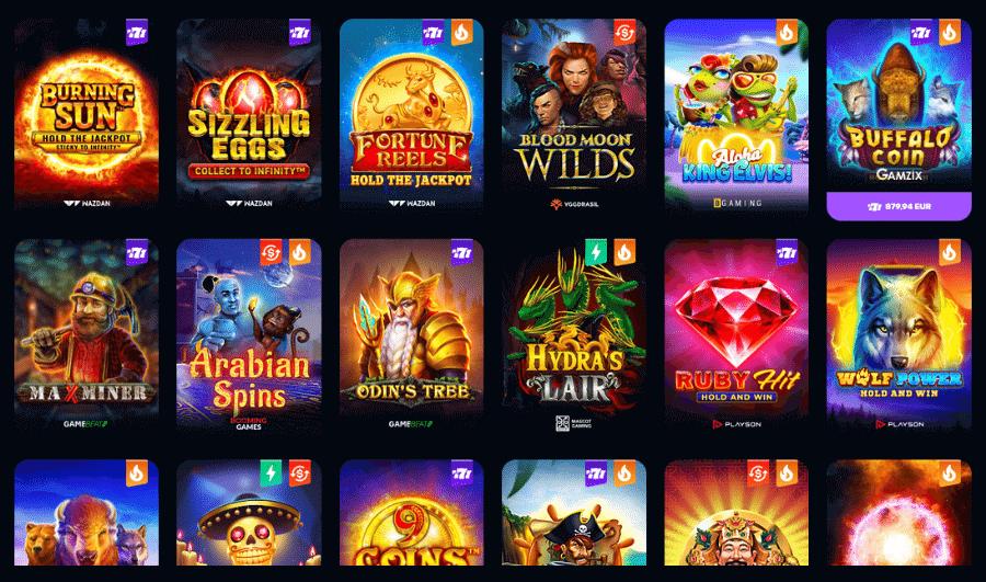 Rocket Play Casino Spiele